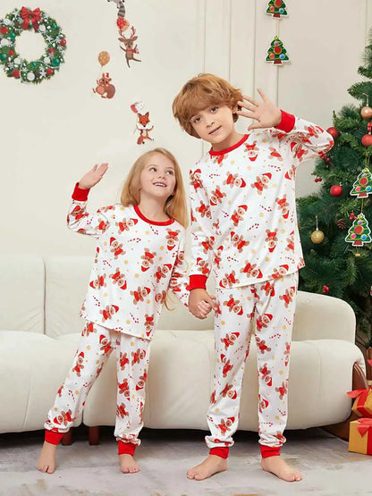 Christmas Matching Family Pajamas Pjs Set #2451