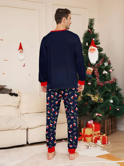 Printed Christmas Pajamas Sets Family Matching Pjs