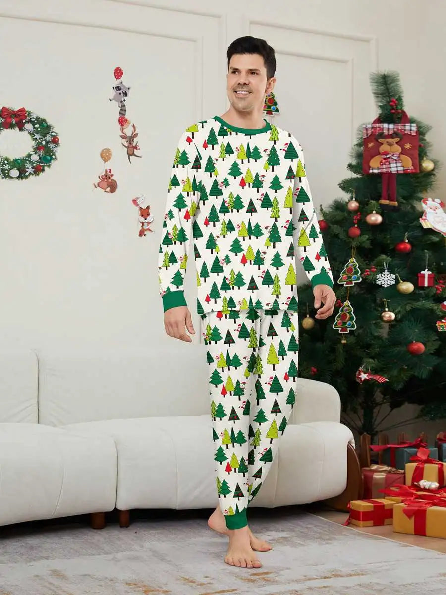 Christmas Tree Matching Family Christmas Pajamas Pjs Set