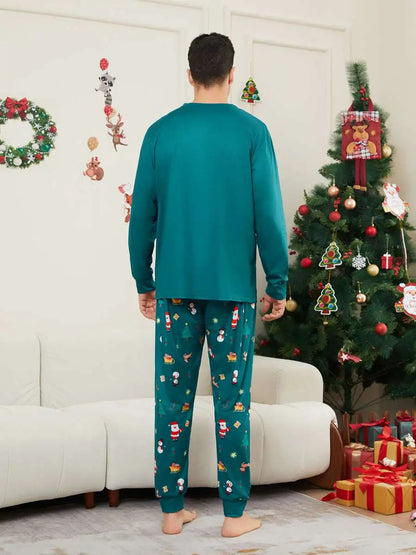 Family Christmas Pajamas Sets Printed Matching Christmas Pjs Suit