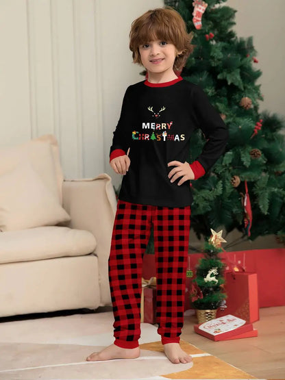 Christmas Matching Family Pajamas Pjs Set Sleepwear #24883