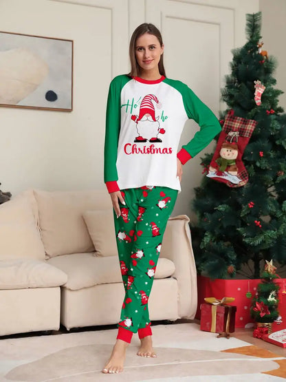 Santa Claus Christmas Pajamas Sets Family Matching Pjs