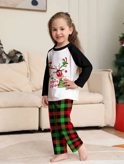 Cute Christmas Pjs Set Matching Family Christmas Pajamas