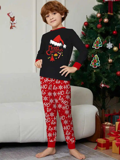 Holiday Christmas Matching Family Pajamas Pjs Set Sleepwear #241138