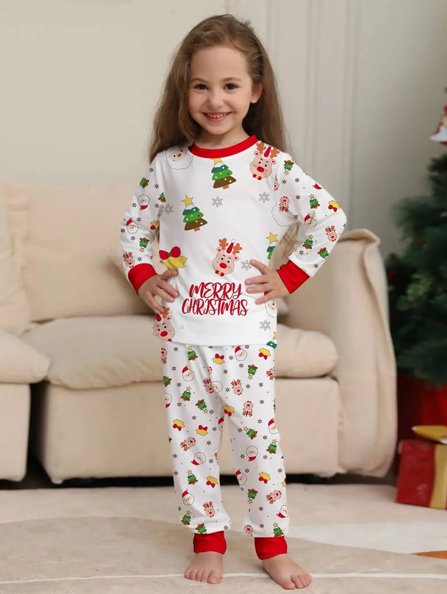 Christmas Matching Family Pajamas Pjs Set Sleepwear #24083