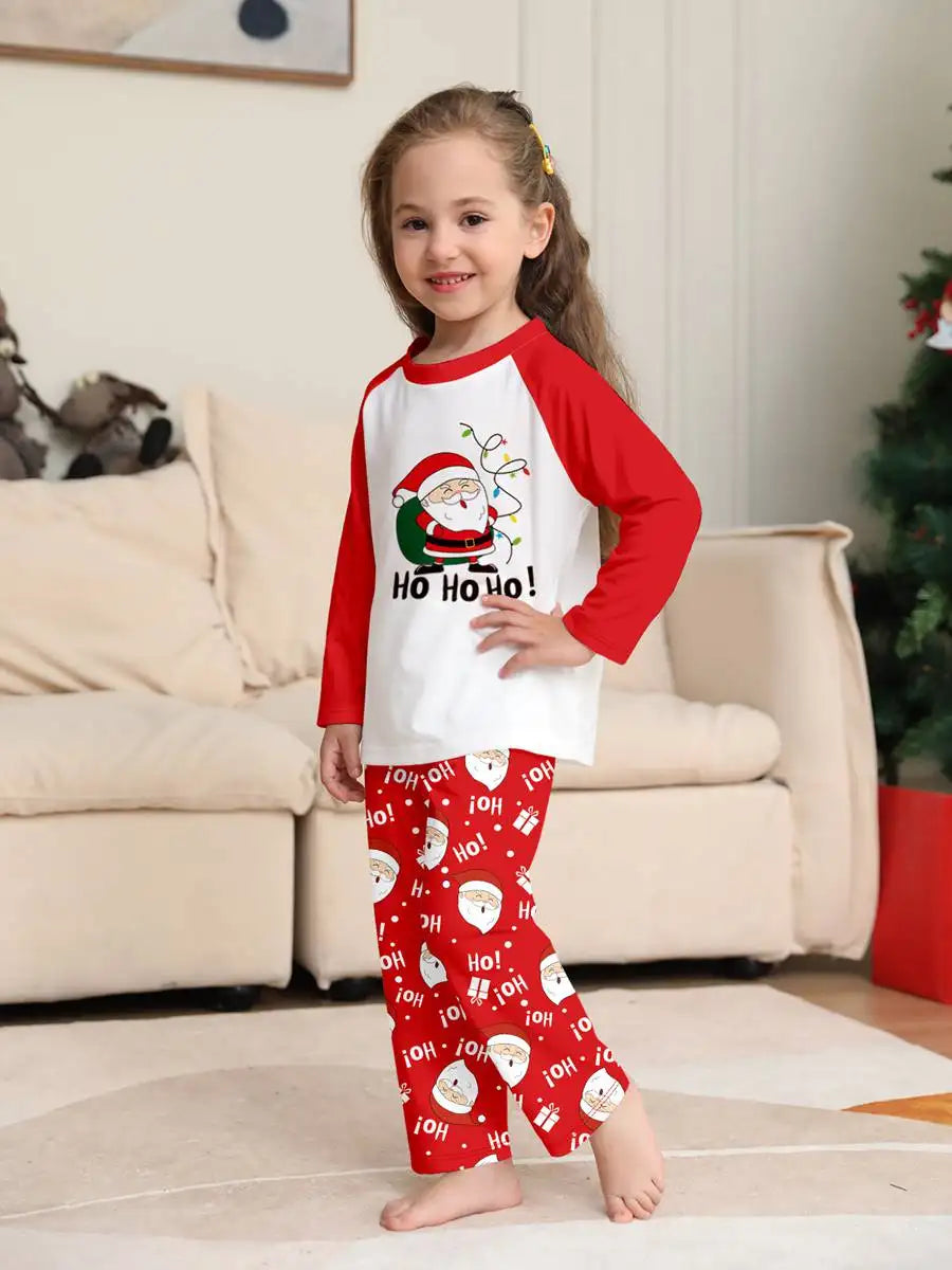 Santa Claus Pjs Family Matching Christmas Pajamas Sets