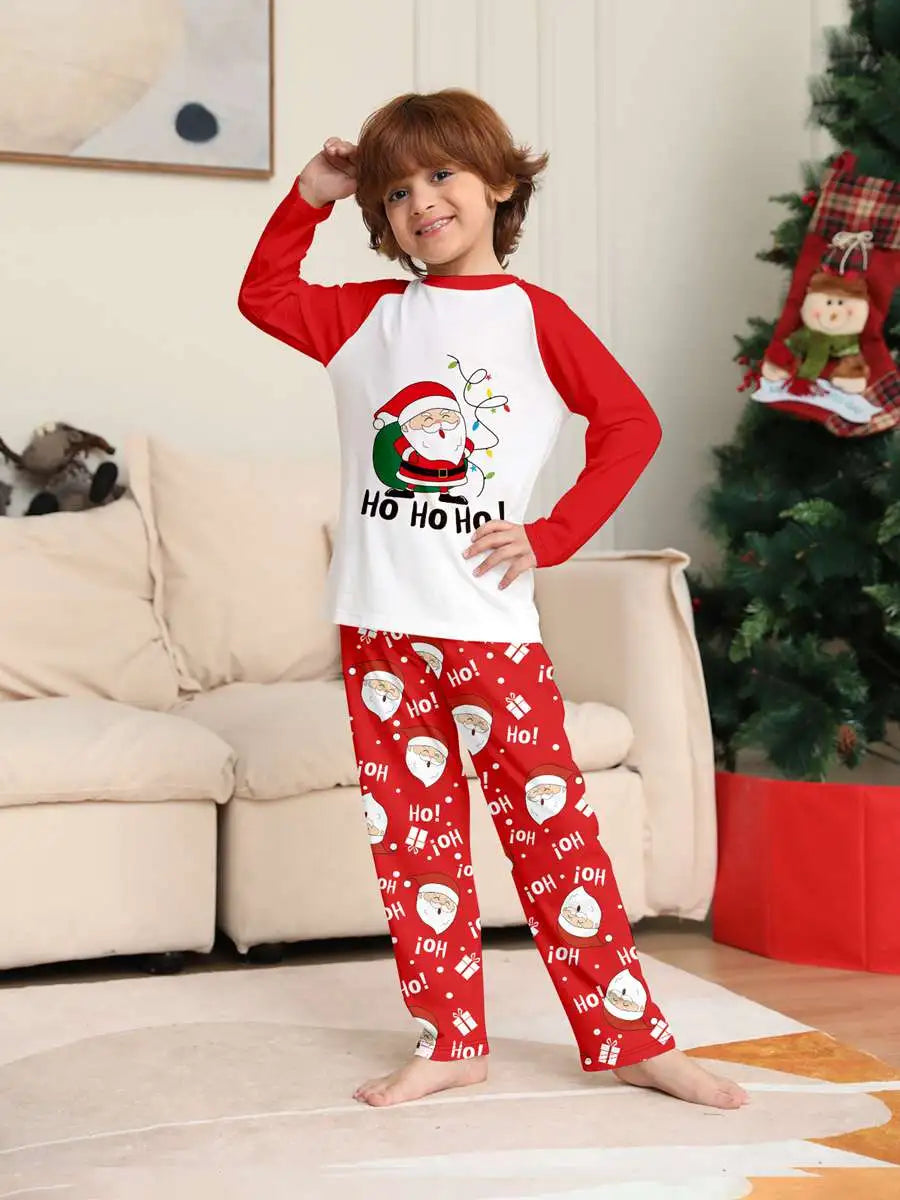 Santa Claus Pjs Family Matching Christmas Pajamas Sets