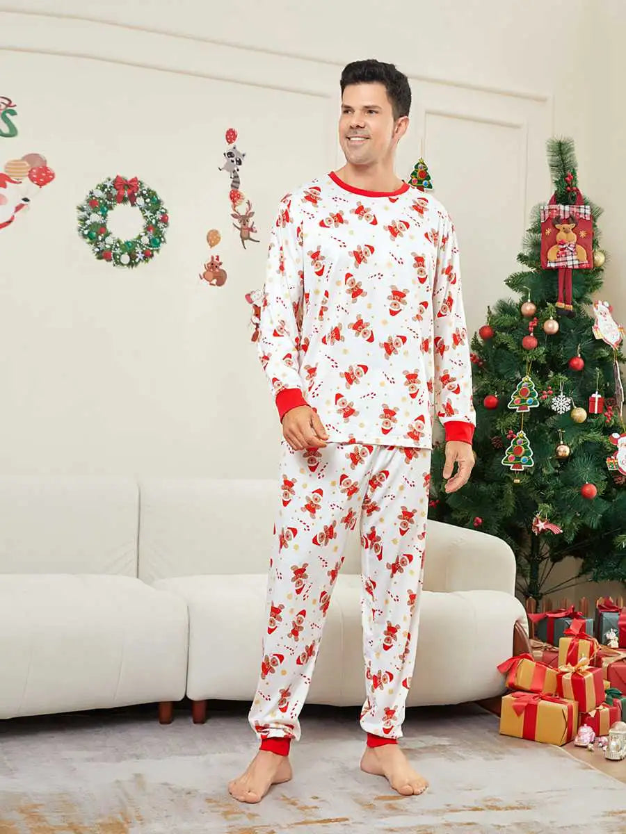 Christmas Matching Family Pajamas Pjs Set #2451