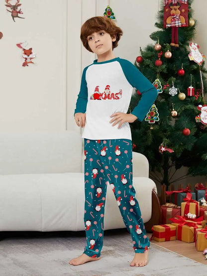 Christmas Matching Family Pajamas Pjs Set #24589