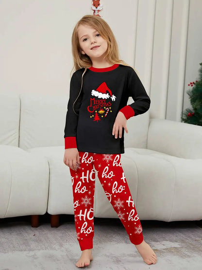 Holiday Christmas Matching Family Pajamas Pjs Set Sleepwear #241138