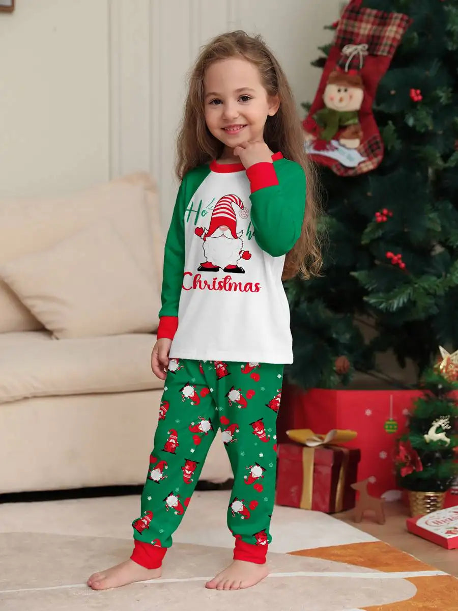 Santa Claus Christmas Pajamas Sets Family Matching Pjs