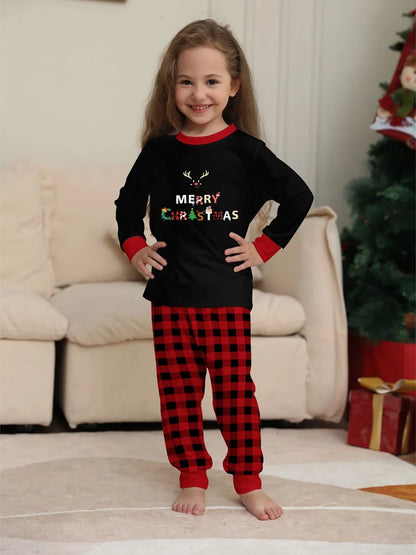 Christmas Matching Family Pajamas Pjs Set Sleepwear #24883