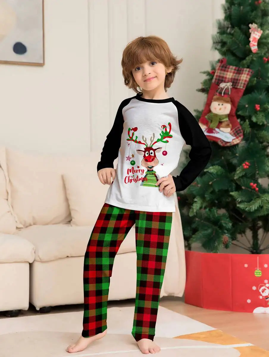 Cute Christmas Pjs Set Matching Family Christmas Pajamas