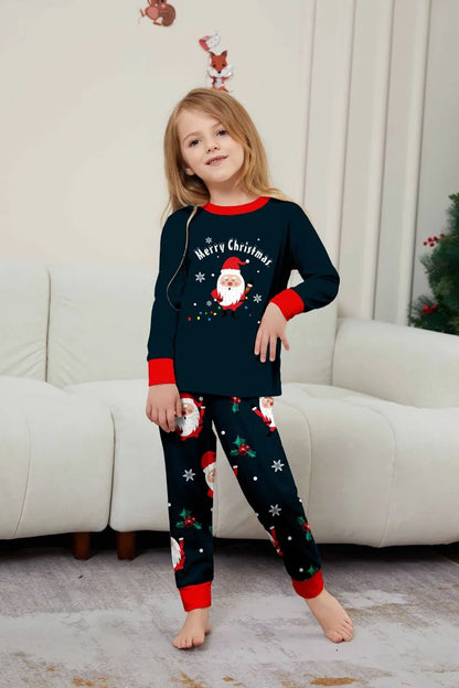 Santa Claus Christmas Matching Family Pajamas Pjs Set Sleepwear #241128