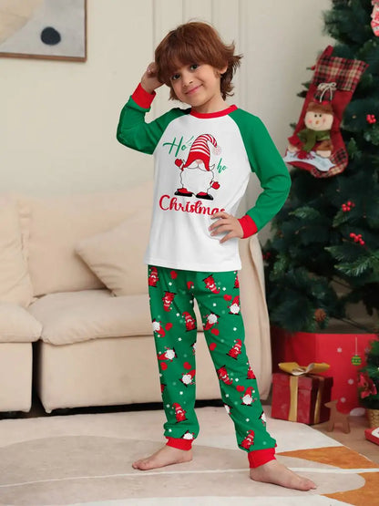 Santa Claus Christmas Pajamas Sets Family Matching Pjs