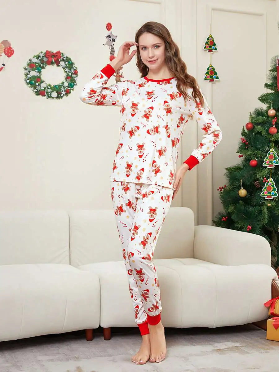 Christmas Matching Family Pajamas Pjs Set #2451