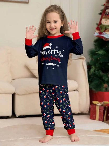 Printed Christmas Pajamas Sets Family Matching Pjs