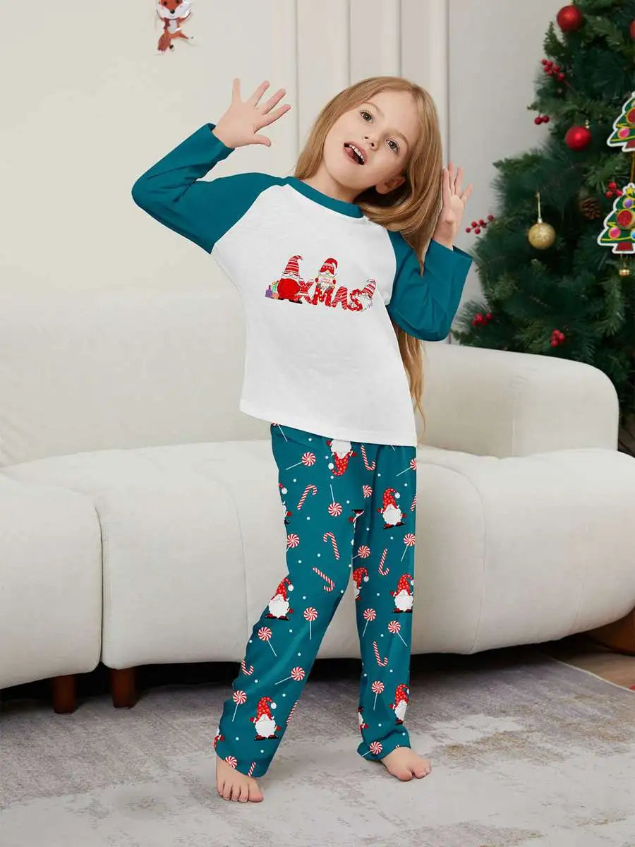 Christmas Matching Family Pajamas Pjs Set #24589