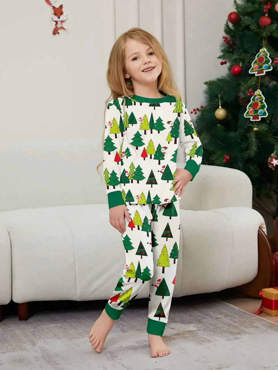 Christmas Tree Matching Family Christmas Pajamas Pjs Set