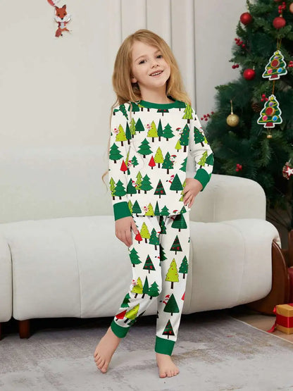 Christmas Tree Matching Family Christmas Pajamas Pjs Set