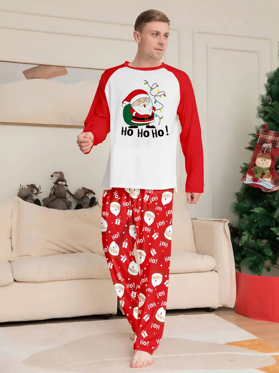 Santa Claus Pjs Family Matching Christmas Pajamas Sets