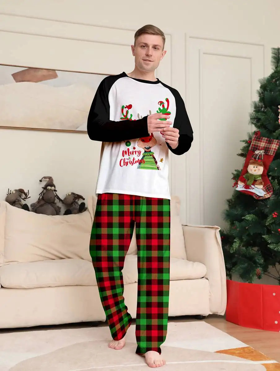 Cute Christmas Pjs Set Matching Family Christmas Pajamas