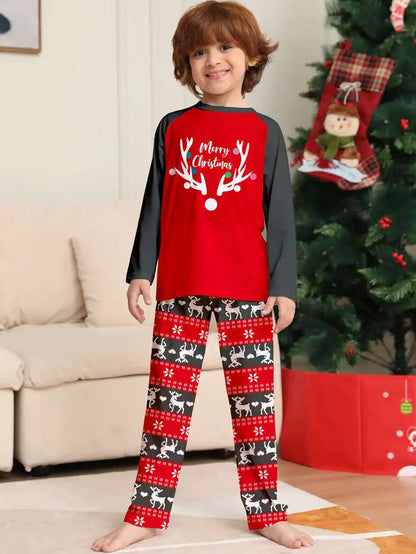 Christmas Matching Family Pajamas Pjs Set Sleepwear #24096