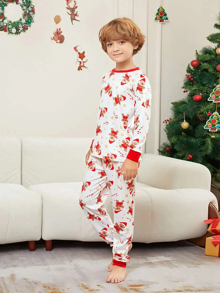 Ginger Man Christmas Matching Family Pajamas Pjs Set #24515