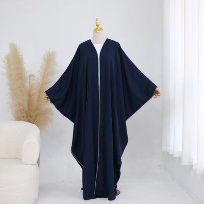 Muslim Women Nida Cardigan Open Abaya Dress - Modest Fashion - #261193