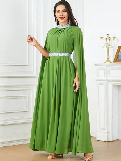 Eid Dress Arab Chiffon Caftan Kaftan Dress