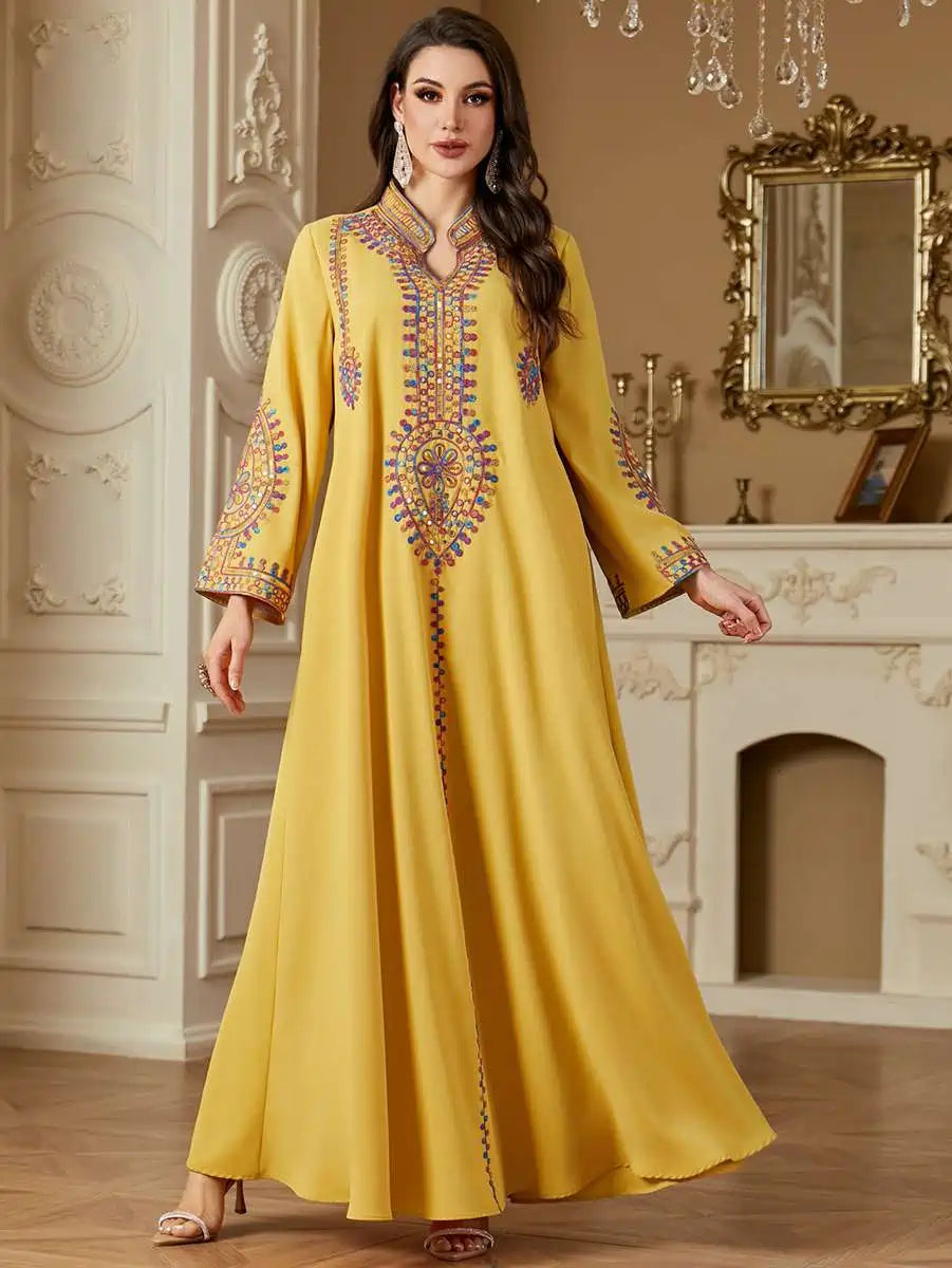 Eid Dress Embroidery Caftan Kaftan Dress #254219