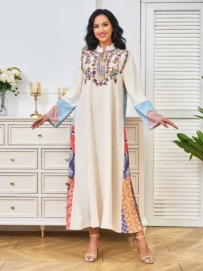 Embroidery Eid Caftan Kaftan Dress #24333