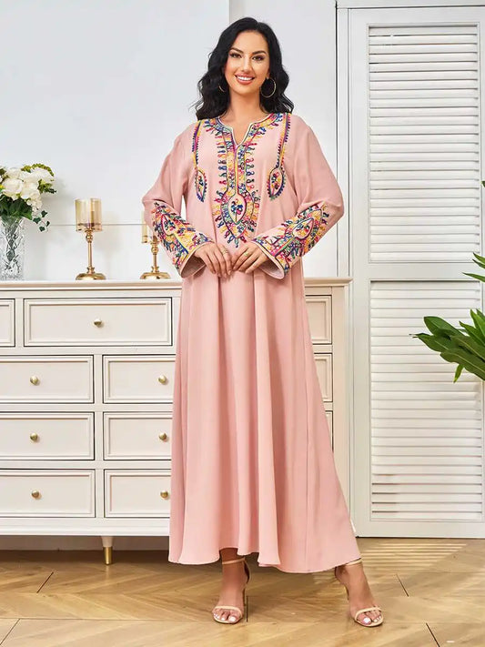 Eid Embroidery Caftan Kaftan For Wedding And Party #24330