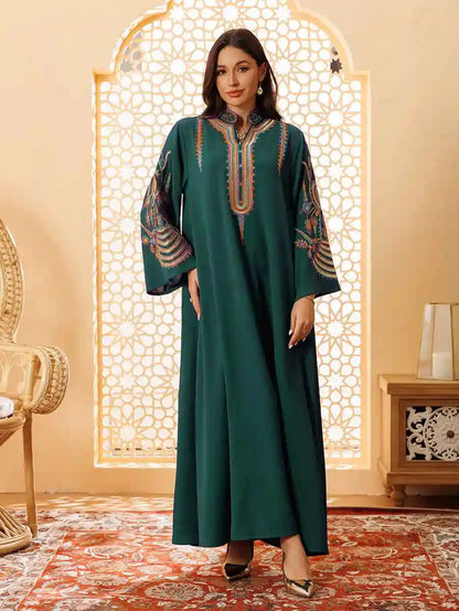 Eid Rope Embroidery Kaftan Caftan Dress