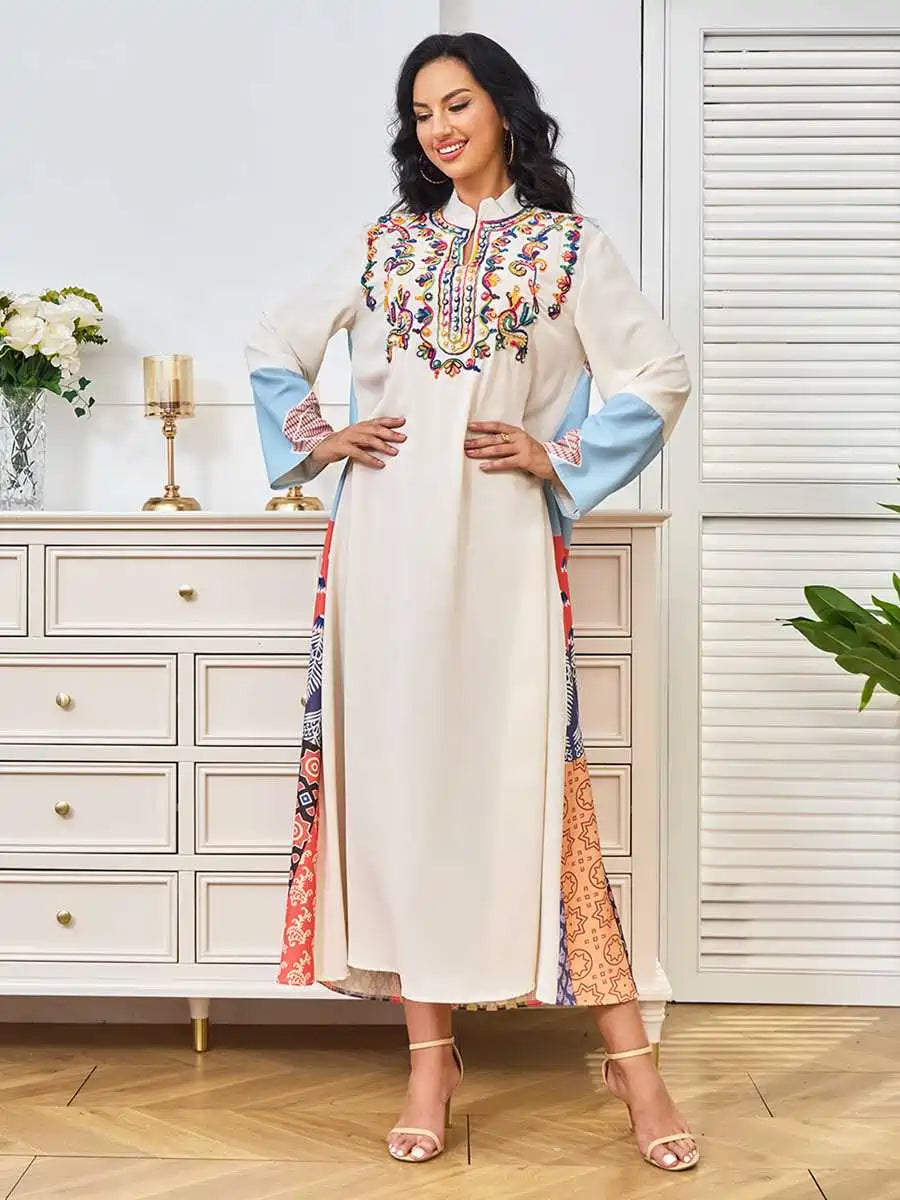 Embroidery Eid Caftan Kaftan Dress #24333