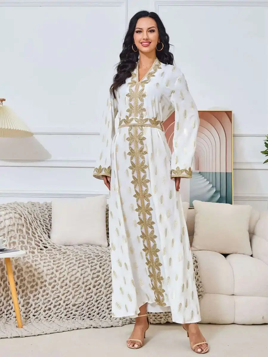 Bronzing Eid Caftan Kaftan Dress For Party And Wedding #25157