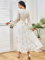Eid Bronzing Caftan Kaftan Dress For Party And Wedding #25295