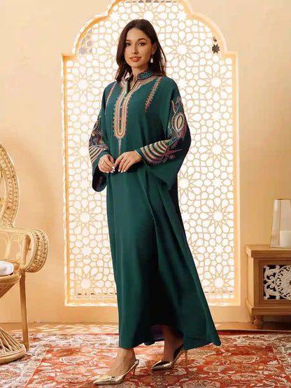 Eid Rope Embroidery Kaftan Caftan Dress