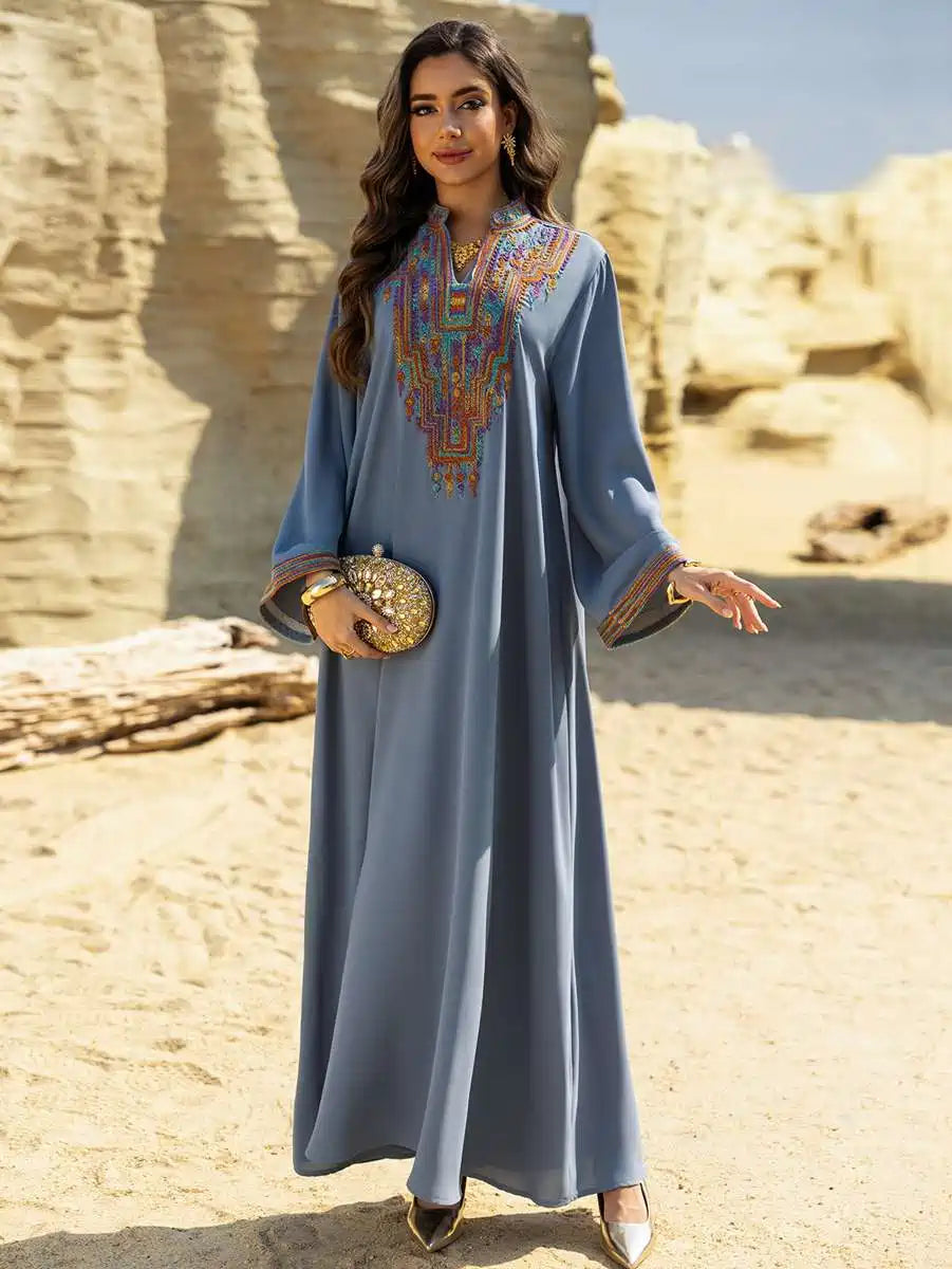 Eid Dress Rope Embroidery Caftan Kaftan #25459