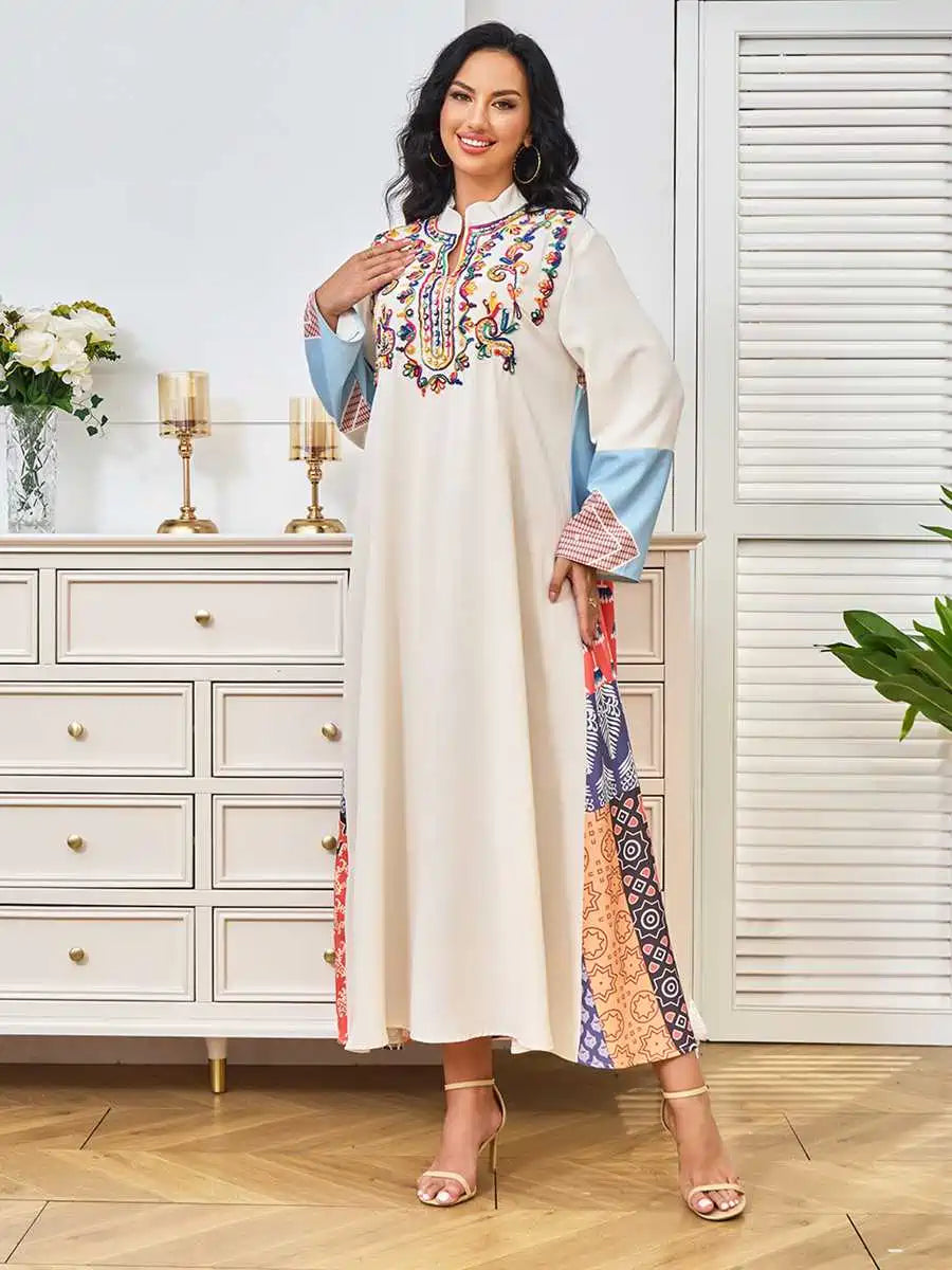 Embroidery Eid Caftan Kaftan Dress #24333