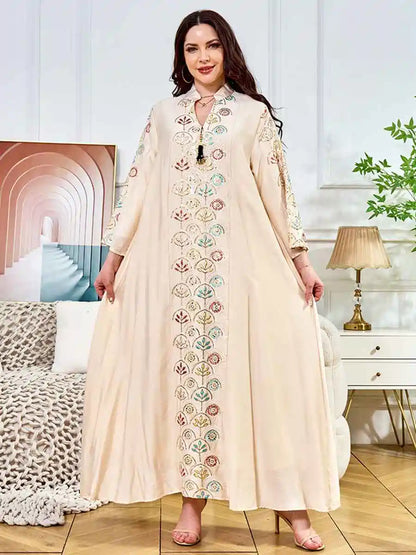 Sequins Eid Caftan Kaftan Dress For Celebration And Evening Party #25394