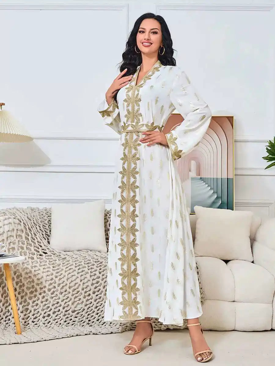 Bronzing Eid Caftan Kaftan Dress For Party And Wedding #25157