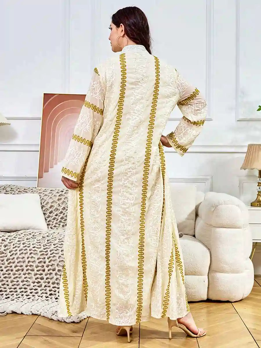 Embroidery Tassel Eid Caftan Kaftan Dress #25311