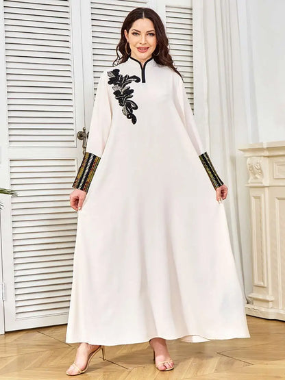 Eid Beads Caftan Kaftan Dress #25380