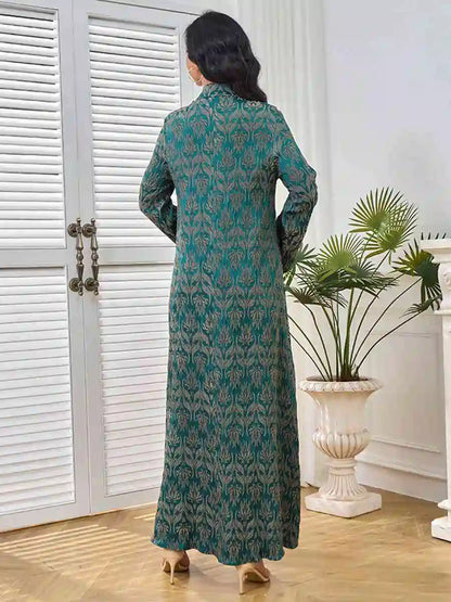 Hand Stitched Beads Eid Caftan Kaftan Dress #25258