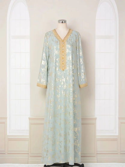 Bronzing Eid Dress Caftan Kaftan #25030