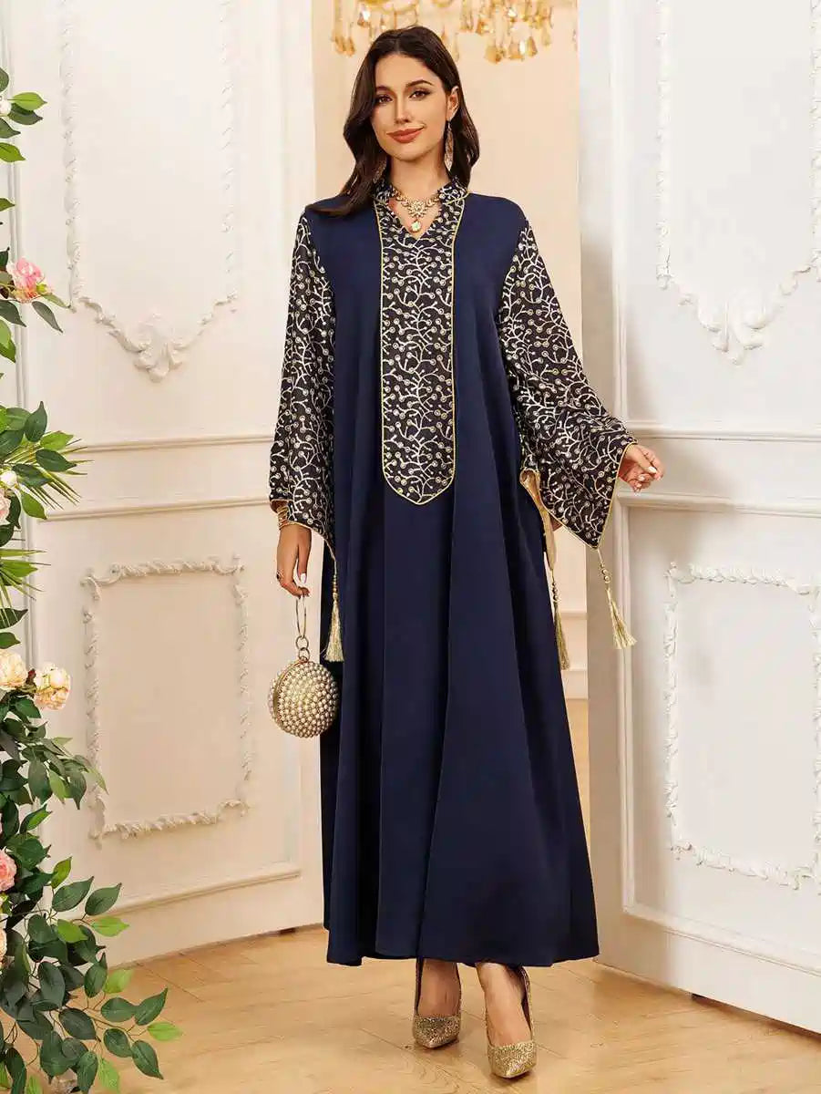 Eid Embroidery Tassel Caftan Kaftan Dress #25438 Eid Embroidery Tassel Caftan Kaftan Dress #25438