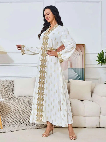 Bronzing Eid Caftan Kaftan Dress For Party And Wedding #25157