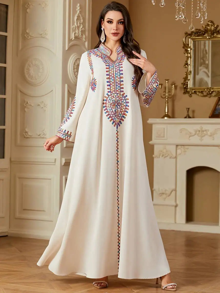 Eid Dress Embroidery Caftan Kaftan Dress #254219