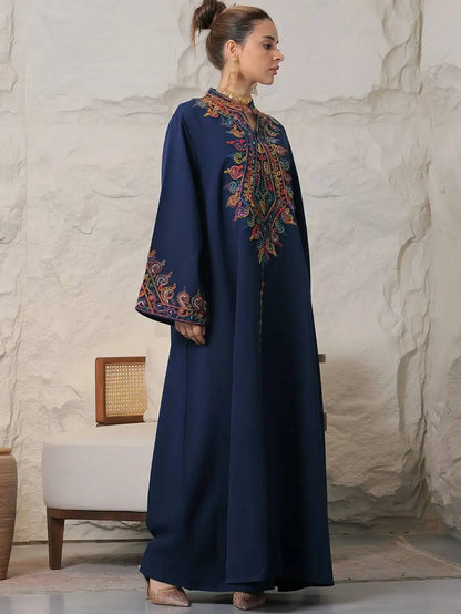 Embroidery Eid Dress Caftan Kaftan Dress Jalabiya